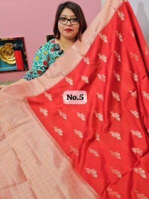 3RD APRIL LIVE - GEORGETT SILK KHADDI SAREE (NO.5)