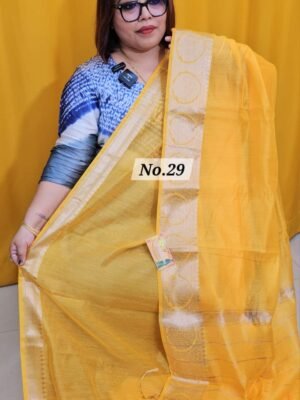 23RD APRIL LIVE - SEMI TUSSAR SOFT SAREE (NO.29)