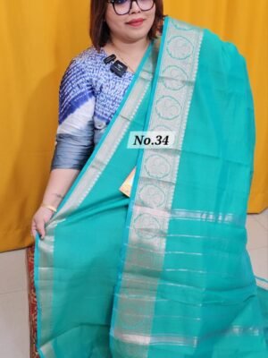 23RD APRIL LIVE - SEMI TUSSAR SOFT SAREE (NO.34)