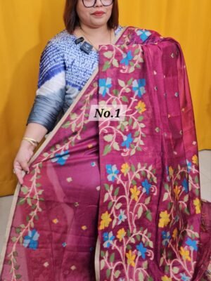 23RD APRIL LIVE - SEMI TUSSAR SOFT SAREE (NO.1)