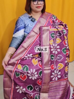23RD APRIL LIVE - BATIQ MAHESWARI SILK SAREE (NO.5)