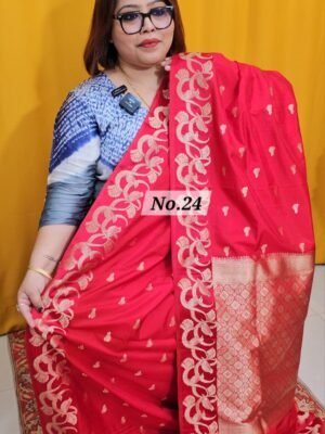 23RD APRIL LIVE - CREPE SILK BANARASI SAREE (NO.24)