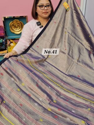 24TH APRIL LIVE - PURE BENGAL HANDLOOM SAREE (NO.41)