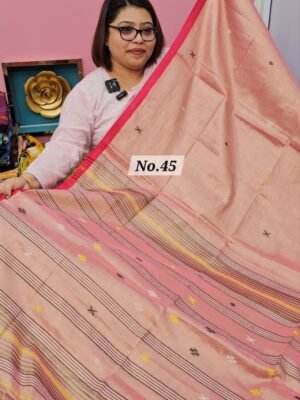 24TH APRIL LIVE - PURE BENGAL HANDLOOM SAREE (NO.45)