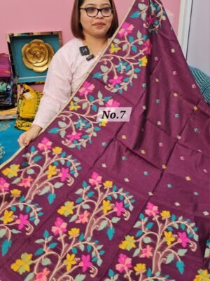 24TH APRIL LIVE - SEMI TUSSAR SOFT SAREE (NO.7)