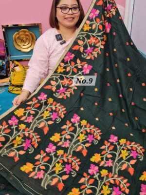24TH APRIL LIVE - SEMI TUSSAR SOFT SAREE (NO.9)