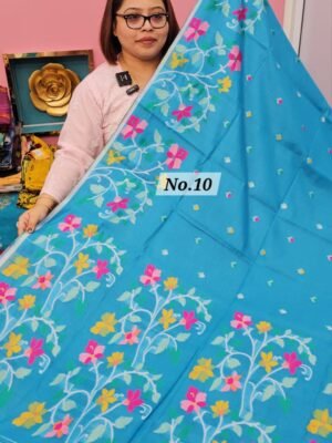 24TH APRIL LIVE - SEMI TUSSAR SOFT SAREE (NO.10)