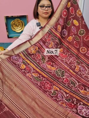 24TH APRIL LIVE - BATIQ MAHESWARI SILK SAREE (NO.7)