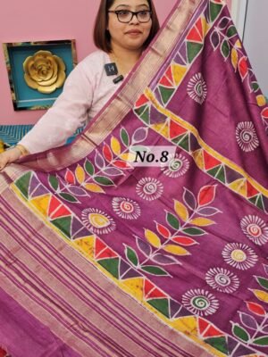 24TH APRIL LIVE - BATIQ MAHESWARI SILK SAREE (NO.8)