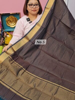 24TH APRIL LIVE - PURE CHANDERI MAHESWARI SAREE (NO.5)