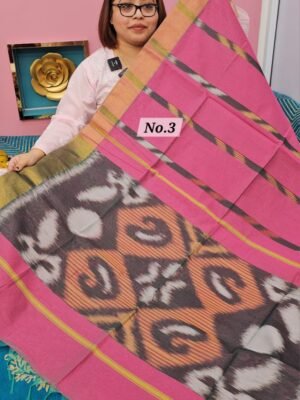 24TH APRIL LIVE - SOFT COTTON SILK DESIGNER SAREE (NO.3)