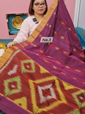 24TH APRIL LIVE - SOFT COTTON SILK DESIGNER SAREE (NO.1)