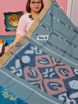 24TH APRIL LIVE - SOFT COTTON SILK DESIGNER SAREE (NO.8)