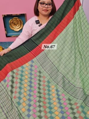 24TH APRIL LIVE - PURE BENGAL HANDLOOM SAREE (NO.67)