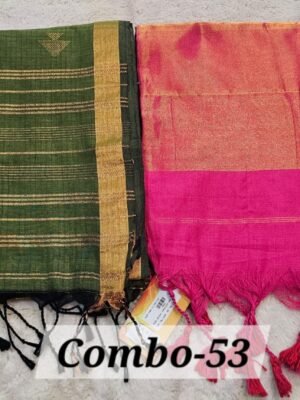 PURE BENGAL HANDLOOM SAREES COMBO-53