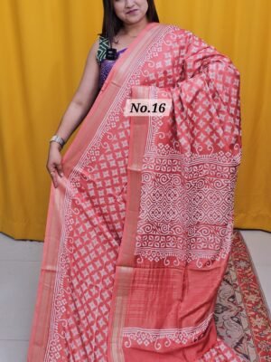 4TH MAY LIVE - MODAL MASLIN SILK SAREE (NO.16)