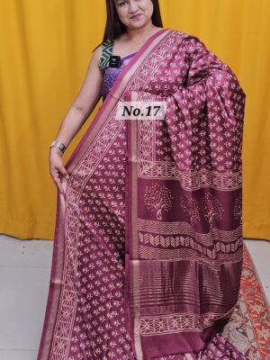4TH MAY LIVE - MODAL MASLIN SILK SAREE (NO.17)
