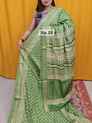 4TH MAY LIVE - MODAL MASLIN SILK SAREE (NO.18)