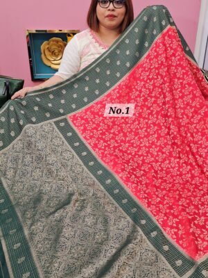 5TH MAY LIVE - BANARAS SOFT SILK SAREE (NO.1)