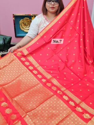 5TH MAY LIVE - SOFT SILK KANJIVARAM SAREE (NO.7)