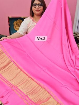 5TH MAY LIVE - PURE MODAL LAGDI PATTA SAREE (NO.2)