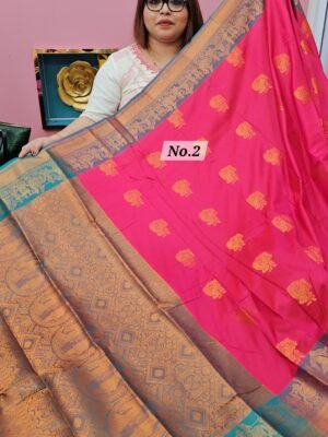 5TH MAY LIVE - SOFT SILK DESIGNER SAREE (NO.2)