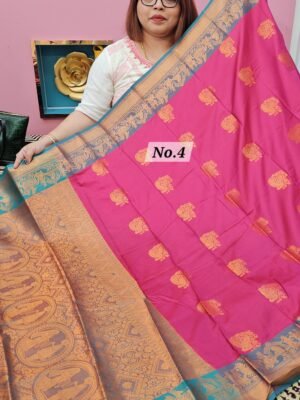 5TH MAY LIVE - SOFT SILK DESIGNER SAREE (NO.4)