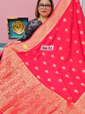 1ST MAY LIVE - SOFT MATKA SILK SAREE (NO.12)