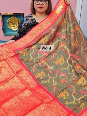 1ST MAY LIVE - PATOLA SOFT SILK SAREE (NO.4)
