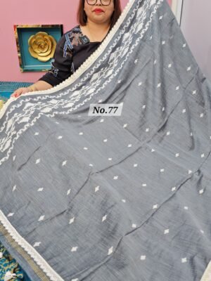 1ST MAY LIVE - PURE BENGAL HANDLOOM SAREE (NO.77)