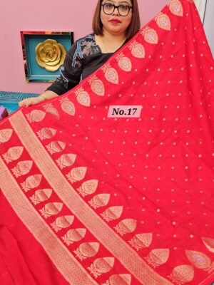 2ND MAY LIVE - BANARAS SOFT SILK SAREE (NO.17)