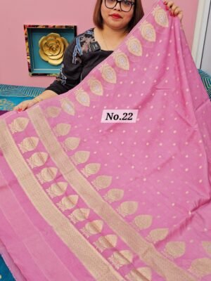 2ND MAY LIVE - BANARAS SOFT SILK SAREE (NO.22)