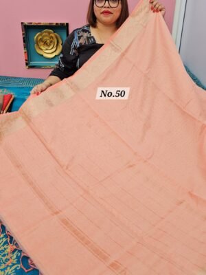 2ND MAY LIVE - SEMI TUSSAR SOFT SAREE (NO.50)