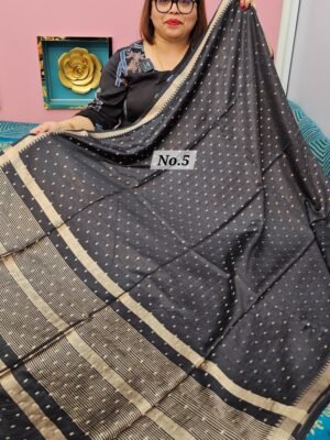 2ND MAY LIVE - MAHESWARI HANDLOOM BUTI SAREE (NO.5)