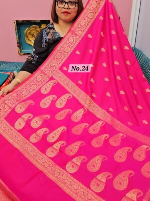 3RD MAY LIVE - BANARAS SOFT SILK SAREE (NO.24)