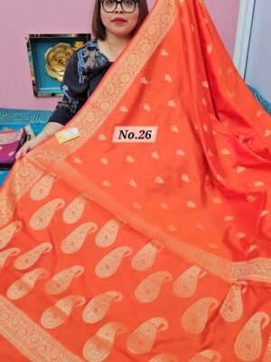 3RD MAY LIVE - BANARAS SOFT SILK SAREE (NO.26)