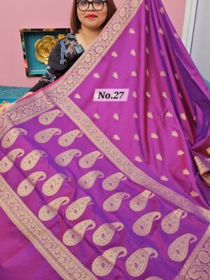 3RD MAY LIVE - BANARAS SOFT SILK SAREE (NO.27)