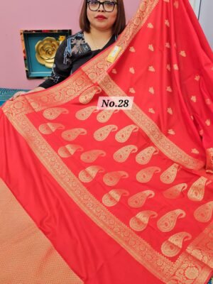 3RD MAY LIVE - BANARAS SOFT SILK SAREE (NO.28)