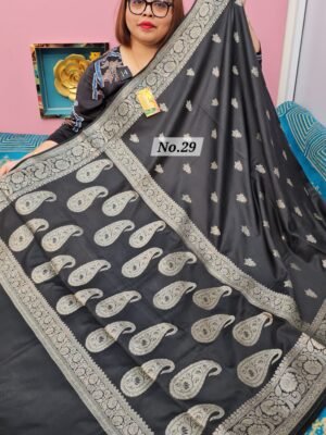 3RD MAY LIVE - BANARAS SOFT SILK SAREE (NO.29)