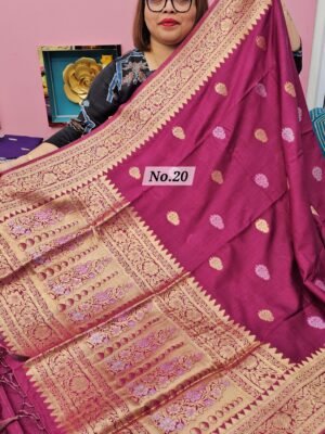 4TH MAY 2NDLIVE -  SOFT MATKA SILK SAREE (NO.20)