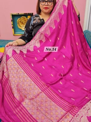 4TH MAY 2NDLIVE - PURE NIMZARI MUSRU SILK SAREE (NO.14)