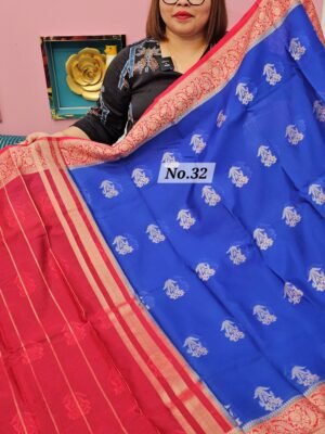 4TH MAY 2NDLIVE - BANARAS SOFT SILK SAREE (NO.32)