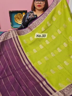 4TH MAY 2NDLIVE - BANARAS SOFT SILK SAREE (NO.33)