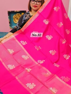 4TH MAY 2NDLIVE - BANARAS SOFT SILK SAREE (NO.32)
