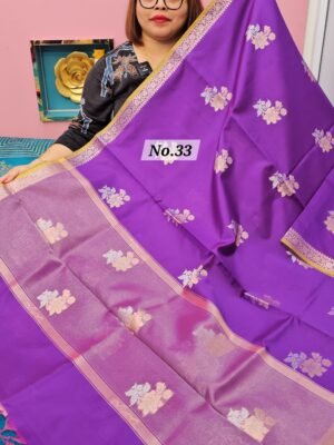 4TH MAY 2NDLIVE - BANARAS SOFT SILK SAREE (NO.33)