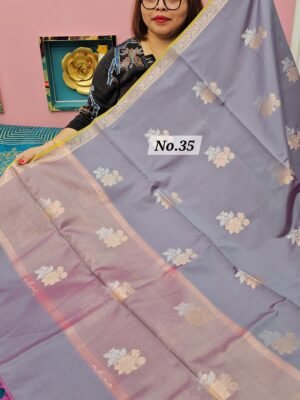 4TH MAY 2NDLIVE - BANARAS SOFT SILK SAREE (NO.35)