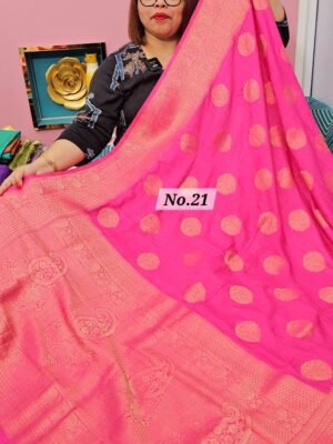 6TH MAY LIVE - SOFT MATKA SILK SAREE (NO.21)