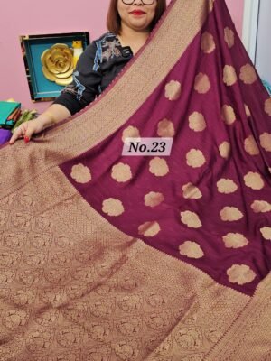 6TH MAY LIVE - SOFT MATKA SILK SAREE (NO.23)