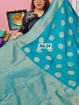 6TH MAY LIVE - SOFT MATKA SILK SAREE (NO.24)