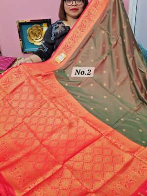 6TH MAY LIVE - SOFT SILK KANJIVARAM SAREE (NO.2)